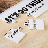 Laten we dit doen - Grappige bruidsmeisje voorstel Legpuzzel (Zijkant)