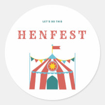 Laten we dit doen - HenFest Sticker