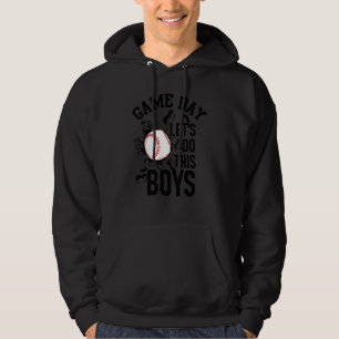 Laten we dit doen Jongens Honkbal Laten we dit doe Hoodie
