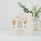 Laten we dit feest beginnen Volwassen 40e verjaard (Staand voorkant)