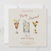 Laten we dit feest beginnen Volwassen 40e verjaard (Voorkant)