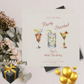 Laten we dit feest beginnen Volwassen 40e verjaard