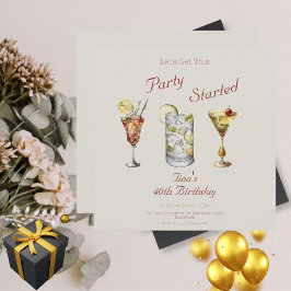 Laten we dit feest beginnen Volwassen 40e verjaard