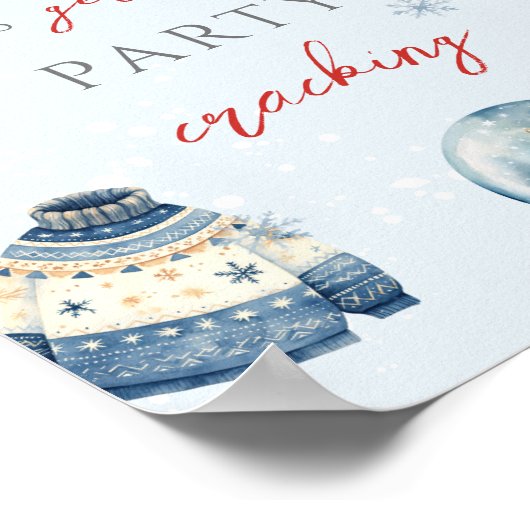 Laten we dit feest de eerste verjaardag van de win poster (Hoek)