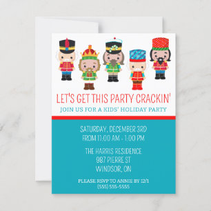 Laten we dit feest laten kraken! notenkrakersfeest kaart