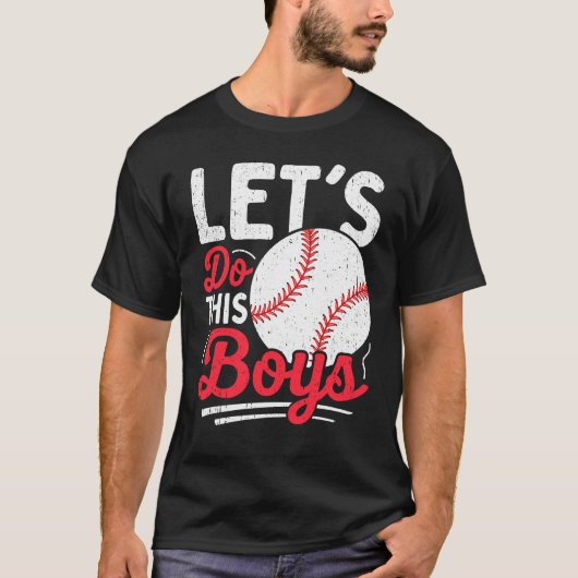Laten we dit honkbal doen t-shirt (Voorkant)
