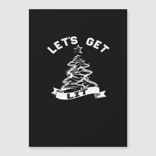 Laten we dit Kerstmis oplichten Leuk grappige quot (Voorkant)