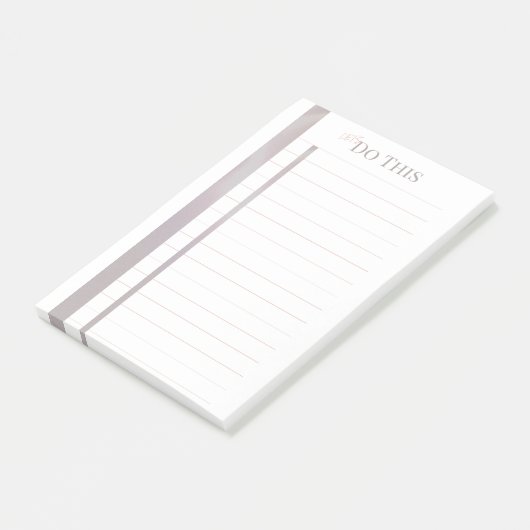 Laten we dit kleverige notitieblok doen post-it® notes (Schuin)
