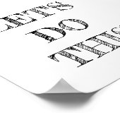 Laten we dit minimalistische Poster doen (Hoek)