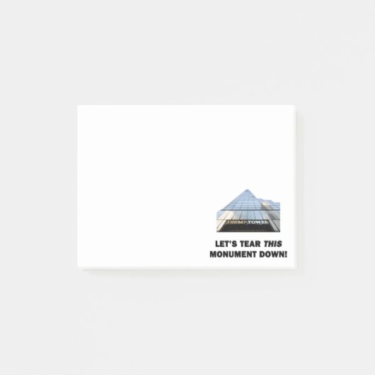Laten we dit Monument onderbreken Post-it® Notes (Voorkant)