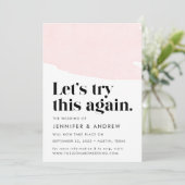 Laten we dit nog een keer proberen Blush uitstel b Aankondiging (Staand voorkant)