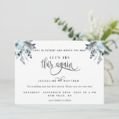 Laten we dit nog eens proberen, Blauwe, Witte en G Save The Date (Staand voorkant)