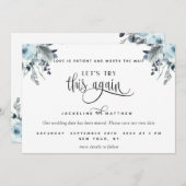 Laten we dit nog eens proberen, Blauwe, Witte en G Save The Date (Voorkant / Achterkant)