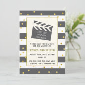 Laten we dit nog eens proberen grappige bruiloft u kaart (Staand voorkant)