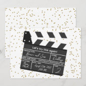 Laten we dit nog eens proberen, grappige trouwupda kaart (Voorkant / Achterkant)