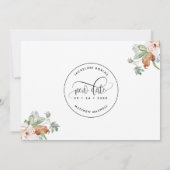 Laten we dit nog eens proberen, liefde is geduldig save the date (Achterkant)