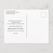 Laten we dit nog eens proberen | Roze kalligrafie Aankondigingskaart (Achterkant)