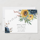 Laten we dit nog eens proberen Zonnebloem Wisselda Save The Date (Voorkant)