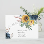 Laten we dit nog eens proberen Zonnebloem Wisselda Save The Date (Staand voorkant)