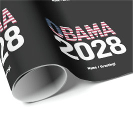 Laten we dit oplossen, Obama voor President 2028 Cadeaupapier