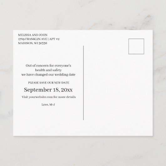 Laten we dit opnieuw proberen | Blush roze kalligr Aankondigingskaart (Achterkant)