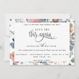 Laten we dit opnieuw proberen, Dusty Blue en Blush Save The Date