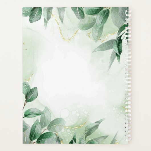 Laten we dit opnieuw proberen | Greenery Marble Mo Planner (Achterkant)