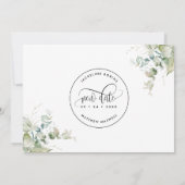 Laten we dit opnieuw proberen, Liefde is Patient G Save The Date (Achterkant)