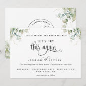 Laten we dit opnieuw proberen, Liefde is Patient G Save The Date (Voorkant / Achterkant)