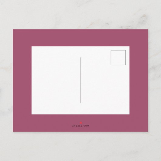 Laten we dit opnieuw proberen met elegante boodsch uitnodiging briefkaart (Achterkant)