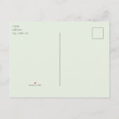 Laten we dit opnieuw proberen Mint Change Date Sun Aankondigingskaart (Achterkant)