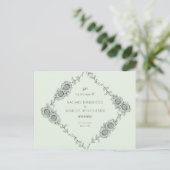 Laten we dit opnieuw proberen Mint Change Date Sun Aankondigingskaart (Staand voorkant)