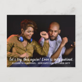 Laten we dit opnieuw proberen Nieuwe Datum BUDGET Briefkaart (Voorkant)