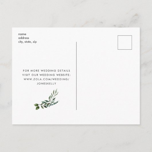 Laten we dit opnieuw proberen op de vervaldatum va aankondigingskaart (Achterkant)