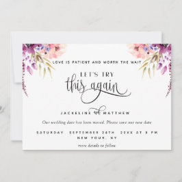 Laten we dit opnieuw proberen, Paarse, Lila Perzik Save The Date