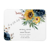 Laten we dit opnieuw proberen Zonnebloem de Datum  Magneet (Horizontaal)