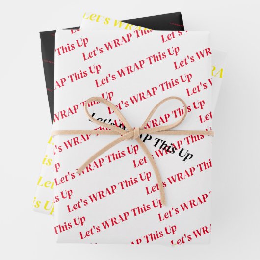 Laten we dit samenvatten inpakpapier vel (In situ)