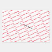 Laten we dit samenvatten inpakpapier vel (Voorkant)