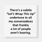 Laten we dit samenvatten magneet (Voorkant)