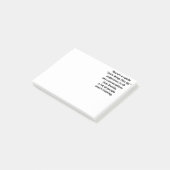 Laten we dit samenvatten post-it® notes (Schuin)