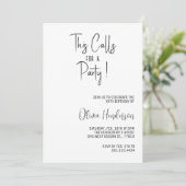 Laten we dit vieren en een feestverjaardag vieren kaart (Staand voorkant)