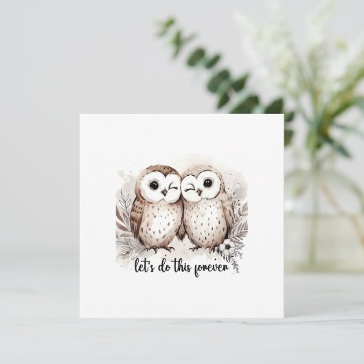 Laten we dit voor altijd Jubileum doen Kaart (Staand voorkant)