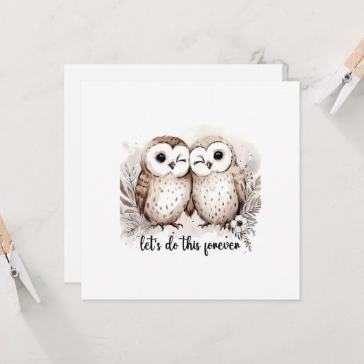 Laten we dit voor altijd Jubileum doen Kaart (Voorkant / Achterkant in situ)