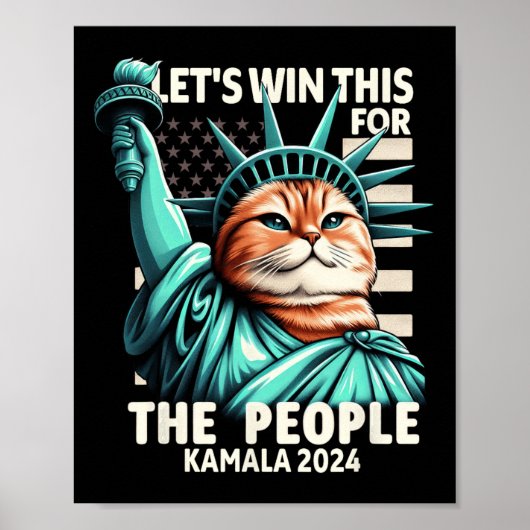 Laten we dit winnen voor de mensen van Funny Cat S Poster (Voorkant)