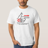 Laten we doen alsof! t-shirt (Voorkant)