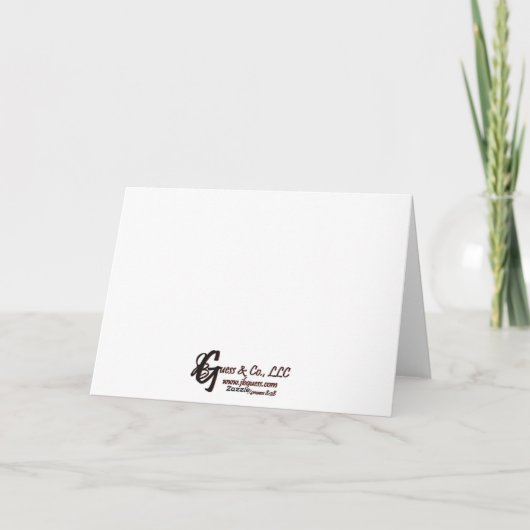 Laten we doen alsof we samen Wenskaart Kaart (Achterkant)