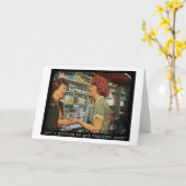 Laten we doen alsof we samen Wenskaart Kaart (Gele Bloem)