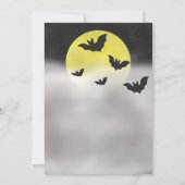 Laten we dol Halloweenfeest Kaart (Achterkant)