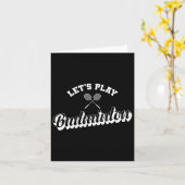 Laten we Dominton spelen Kaart (Gele Bloem)