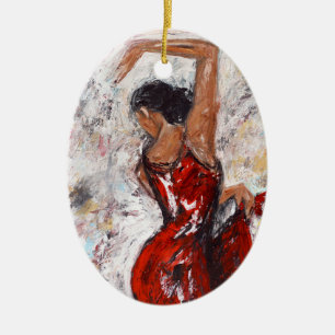 "Laten we draai" Art Ornament
